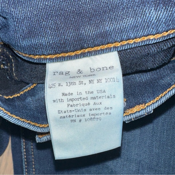 Rag & Bone Skinny Ankle Jean - Picture 7 of 7